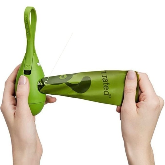 Earth Rated Dog Poop Bag Dispenser Holder with Dog Poop Bags, [15 Bags] - Picture 2 of 9